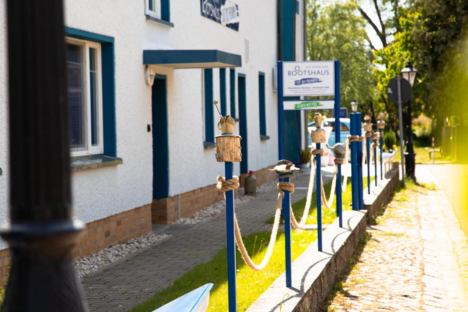 Hotel Boootshaus - Am Spreeufer Beeskow Exteriér fotografie