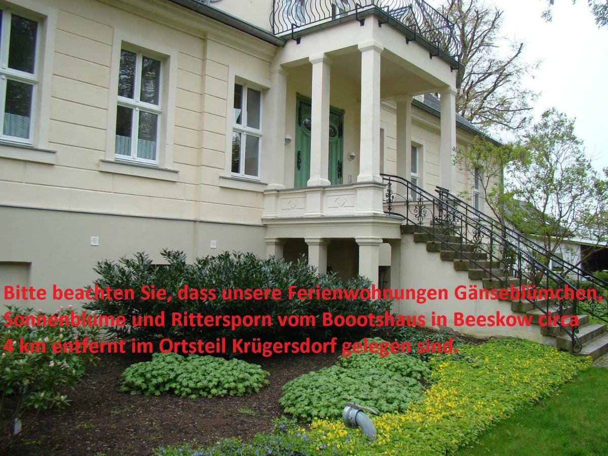 Hotel Boootshaus - Am Spreeufer Beeskow Exteriér fotografie